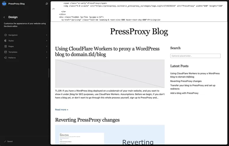wordpress tailwind theme image 2
